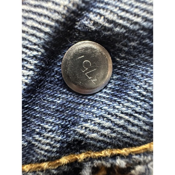 Vintage Levis 501 Jeans Mens 31x34 (31x32) Light Wash Blue Button Fly Denim 90s - Picture 11 of 16